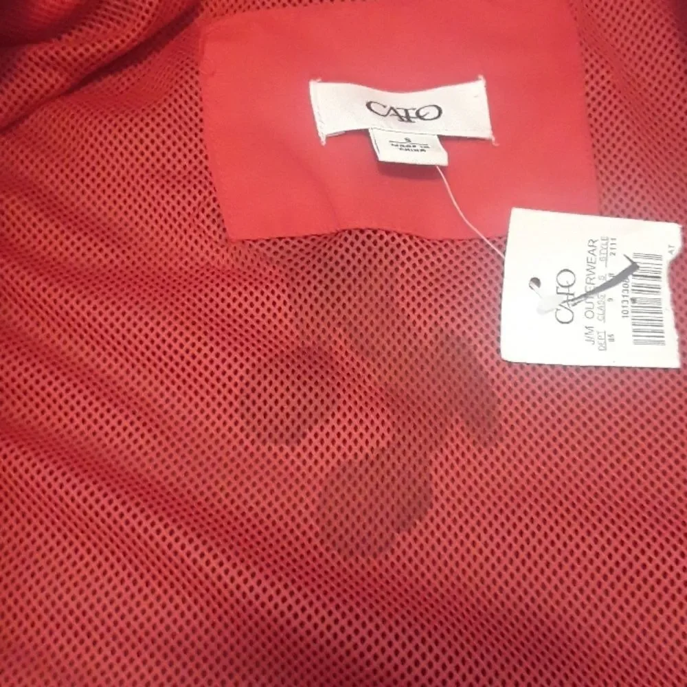 Cato Size Small New With Tags Jacket